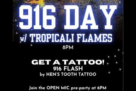 "916 Day" @The Torch w/ Tropicali Flames, Ruben Kincaid, DJ Ladybird + Pre-Party Tattoos!