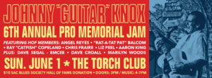 k-zap Johnny "Guitar" Knox Pro Jam Fundraiser